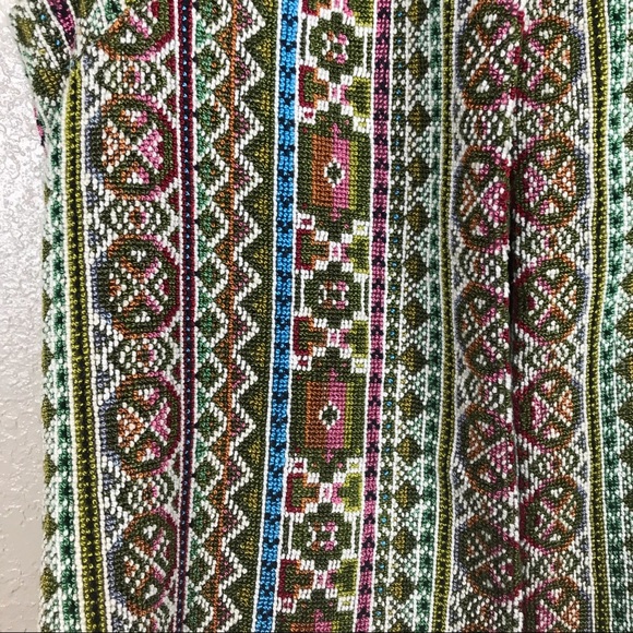 Vintage Boho Needlepoint Open Front Vest - Picture 8 of 13
